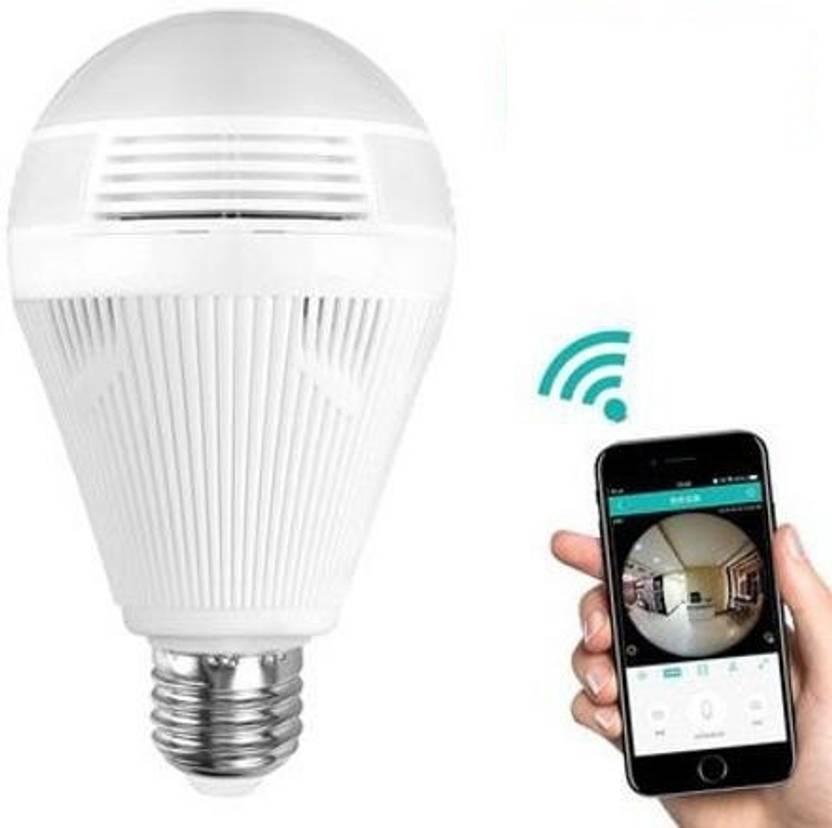 OSHSIZ Hidden Mini Panoramic 1080P Spy Camera Light Bulb Home secret