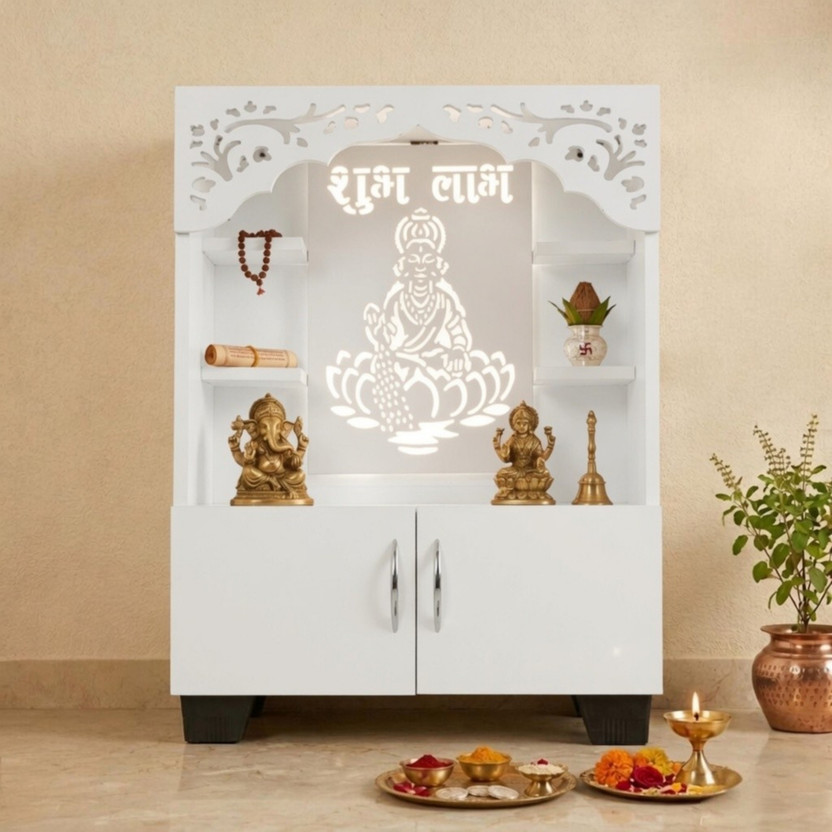Old Wolf Furniture Engineered Wood Home Temple(Height: 82, Pre-assembled)