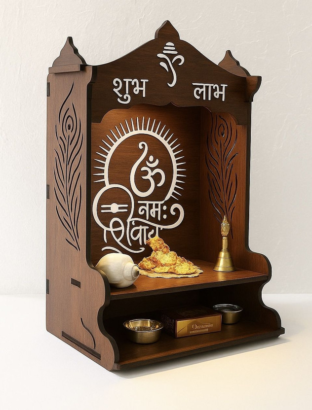 ARTIHC CRAFT Engineered Wood Home Temple(Height: 15, DIY(Do-It-Yourself))