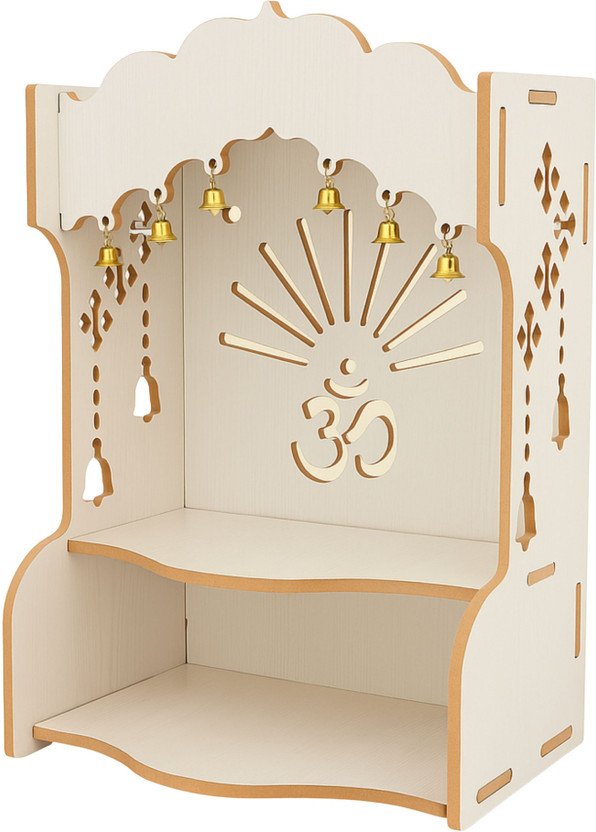 Pinkcity Intenational Wall Mount Temple ll Pooja Ghar ll Dev Dwar For Home&Office Solid Wood Home Temple(Height: 35.56, DIY(Do-It-Yourself))