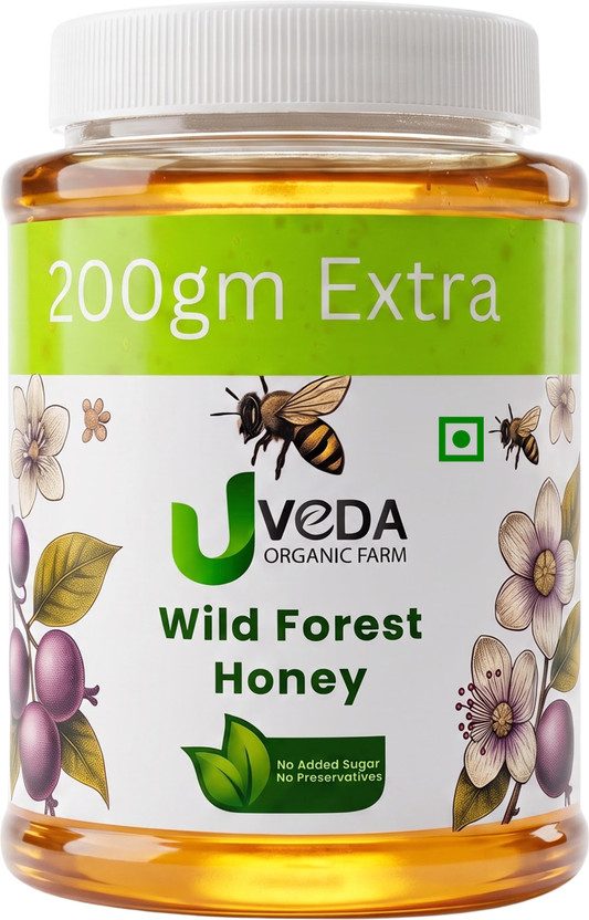 uveda uveda organic farm Wild Forest Organic Honey(1 kg) - Flipkart Deal