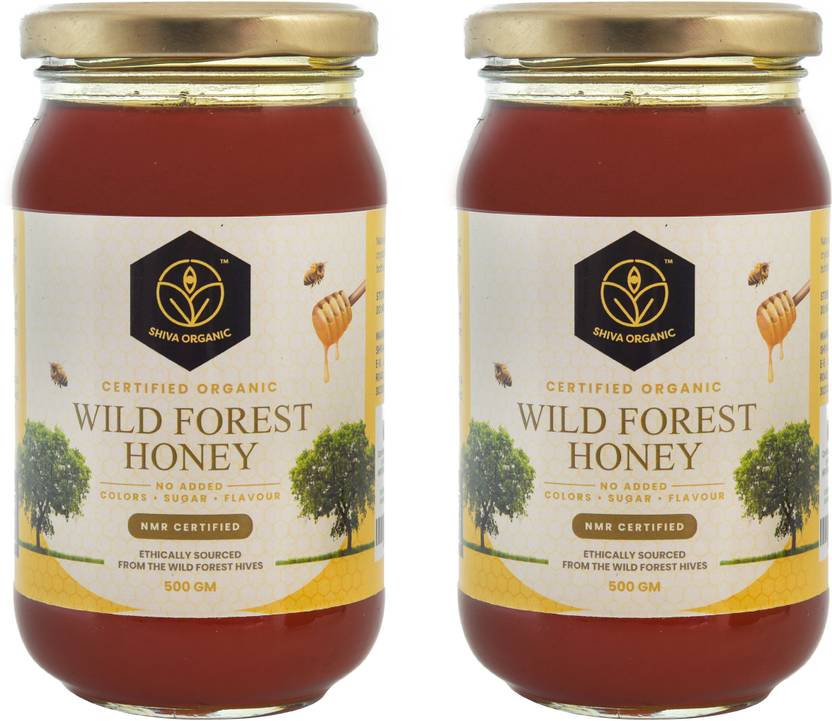 Shiva Organic Wild Forest Honey 1 KG NMR and NPOP certified 100
