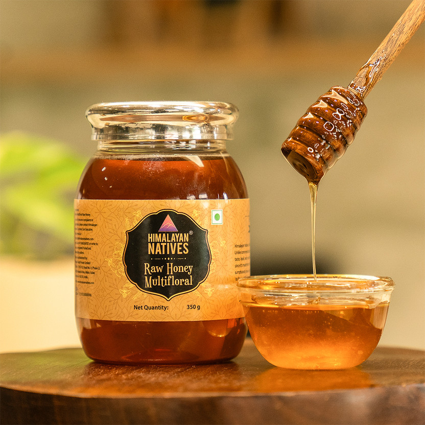 Himalayan Natives 100% Natural & Pure Multifloral Raw Honey(350 g)
