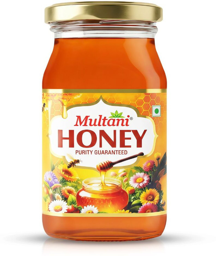 Multani 100% Pure Honey | No Added Sugar | Immunity Booster | Sourced from Himalaya -(250 g)