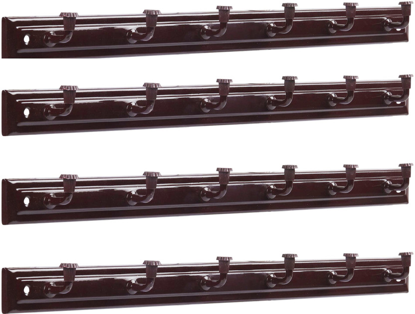 manvi manvi Manvi 6 Pin Cloth Hanger Wall Door Hooks For Hanging keys, Clothes, towel Hook Rail 6(Pack of 4) - Flipkart Deal