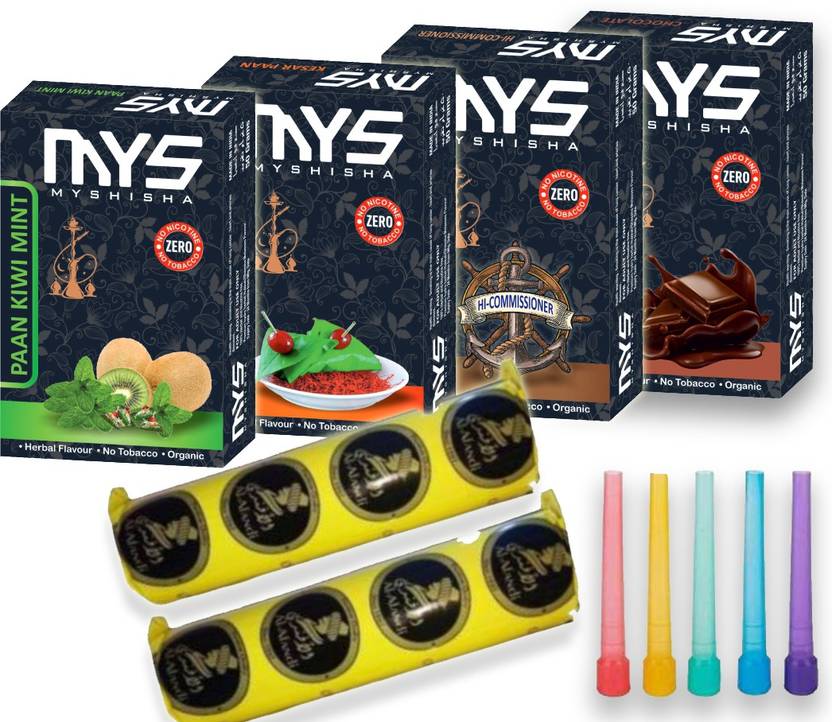 MYSHISHA Hookah Flavour (Paan Kiwi Mint, Kesar Paan,