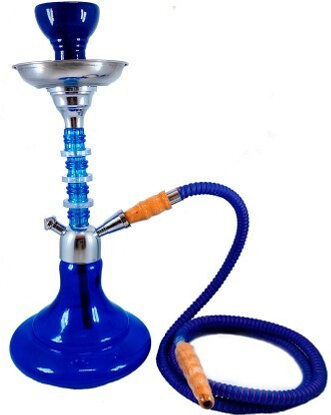 SMOCK STRECH 23 inch Glass Hookah(Blue)