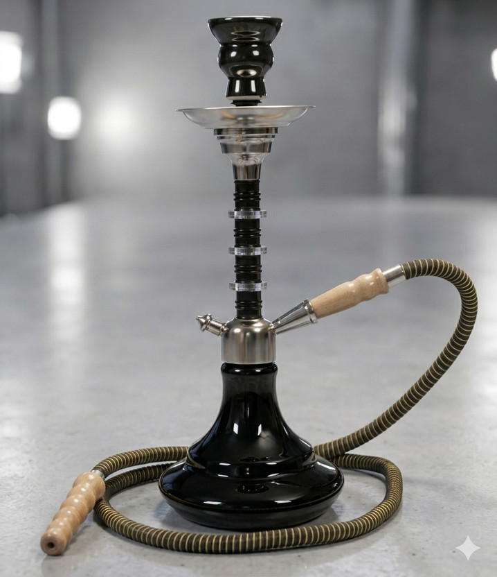 SMOCK STRECH 19 inch Glass Hookah(Black)