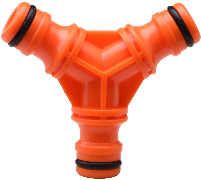 Harden 1/2 Y Shaped 3 Way Water Hose Splitter for Water Pipe Extension ABS 633003 - Hose Connector