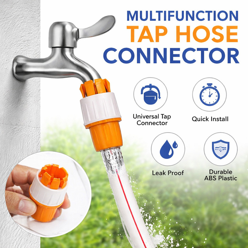 KINGKOM Multifunction Faucet Pipe Water Hose Pipe connector Hose Connector