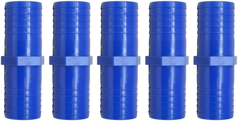 MEDBUDDY Hose Pipe Connector, PVC Pipe Joint, Jointer for Water Supply Pack Of 5 Pcs Hose Connector