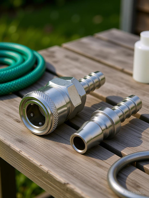 AASONS SH20+PH20-1/4 BSP Pneumatic Air Line Hose Quick Fittings Connector Coupler Hose Connector