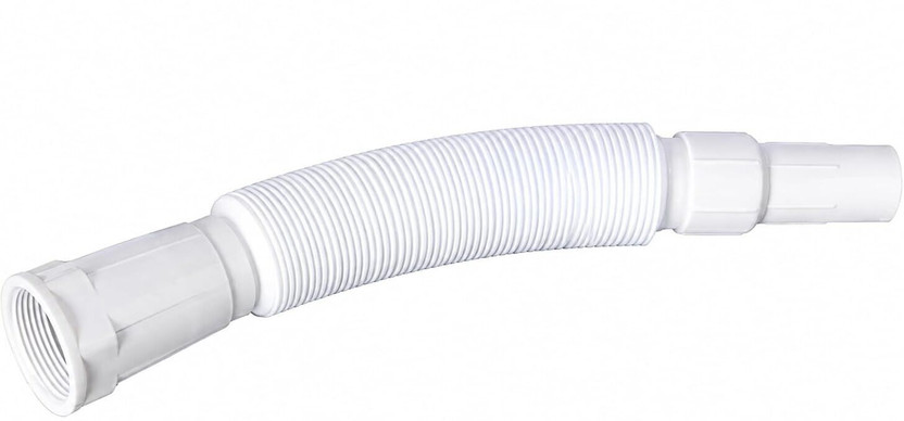 NEW WARE Flexible PVC Waste Pipe for Wash Basins & Sinks – Durable Drain Hose Connector Heavy-Duty Drainage Pipe for Bathroom & Kitchen Hose Pipe(3 m)