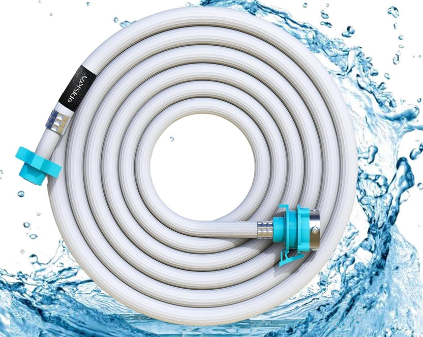 Episkey 10Meter Flexible PVC Washing Machine Inlet Hose Water Pipe Universal Water Inlet Tap Adaptor Connector for Top & Front Load Fully Automatic Hose Pipe(10 m)
