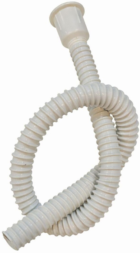 Aayush Expandable PVC Sink Drain Pipe | 1.25 inch Outlet Connector | Durable - 2.5 feet Flexible Corrugated Waste Water Hose | Anti-Clog, Leak-Proof, Easy Installation Hose Pipe(0.762 m)