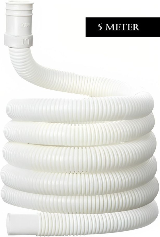 Episkey Episkey OUTLET_5M Washing Machine Drain Pipe Heavy Duty PVC Outlet Hose | Flexible & Leak-Proof Hose Pipe(5 m) - Flipkart Deal