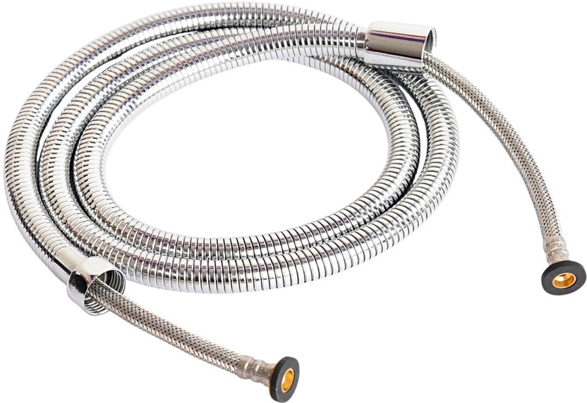 BEGIN Shower Tube Stainless Steel 304 Flexible 1 Metre Length | High-Rise Building Compatible | Rust-Resistant Bathroom Hand Shower Pipe with Leak-Proof Connectors Hose Pipe(1 m)