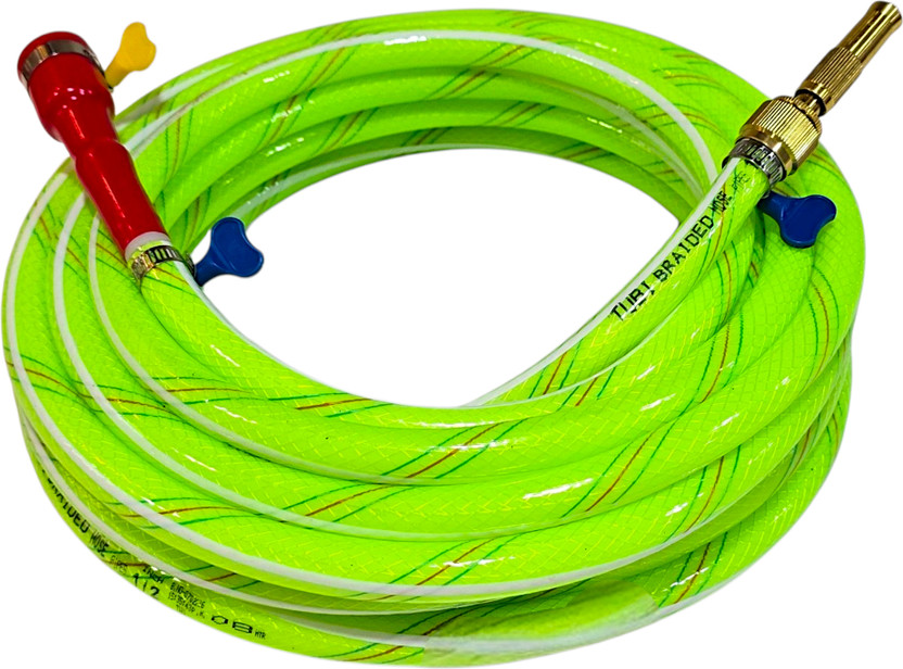 Tubi 1/2 Inch 10 Meter (32.5 FEET) braided water Hose Pipe for gardening,car washing,home uses Hose Pipe(10 m)
