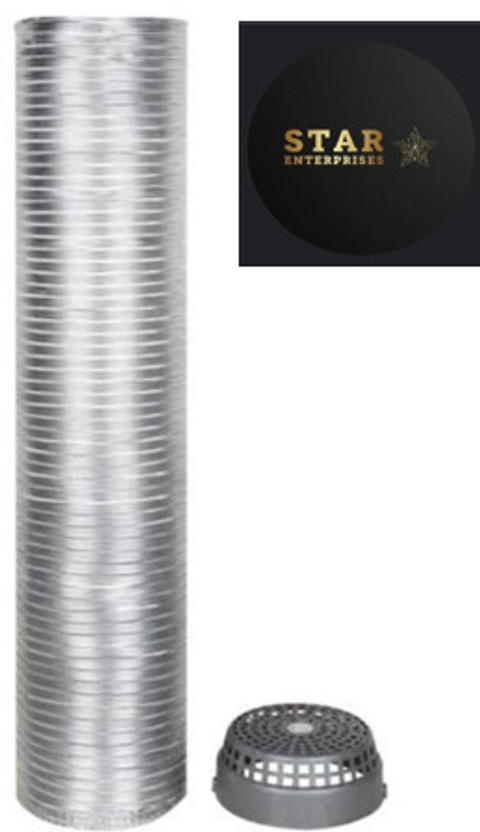STAR 10 feet 5 inch 10 feet 5 inch Chimney Pipe Hose Pipe(3 m)