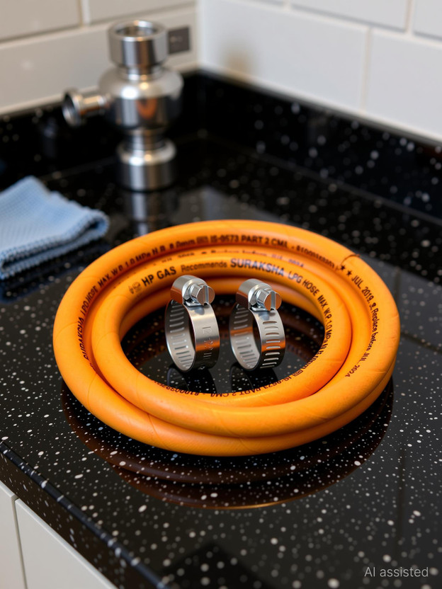 Hp Gas PTC008 Hose Pipe(150 cm)