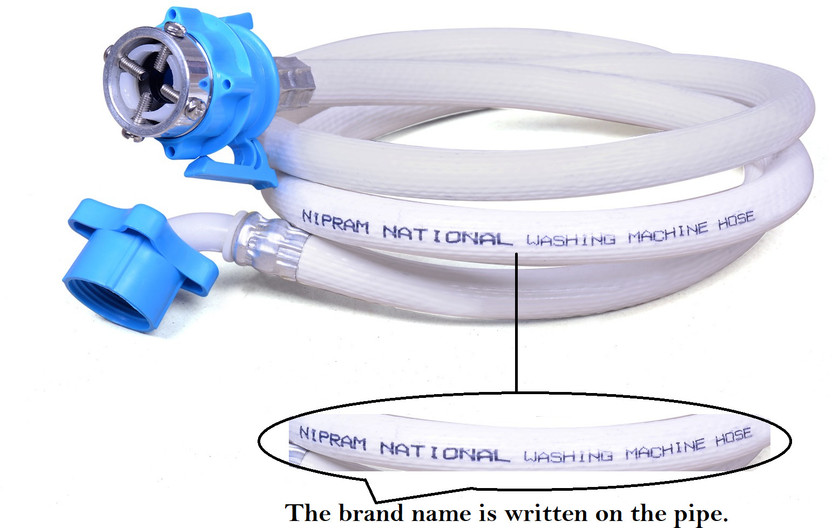 NIPRAM NATIONAL Front Loading - Top Loading Washing Machine Hot-Cold Water Inlet Hose Pipe Front Loading & Top Loading Washing Machine Hot-Cold Water Inlet Hose Pipe Hose Pipe(3 m)