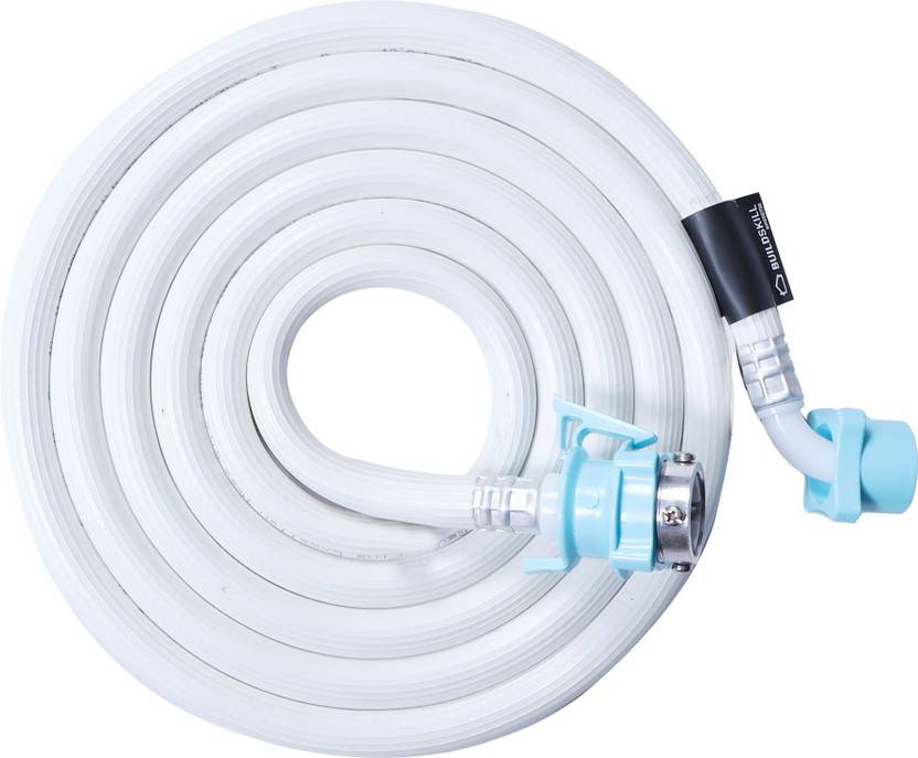BUILDSKILL BAWMIN03M 3M automatic washing machine inlet pipe | burst proof | with tap adaptor Hose Pipe(300 cm)