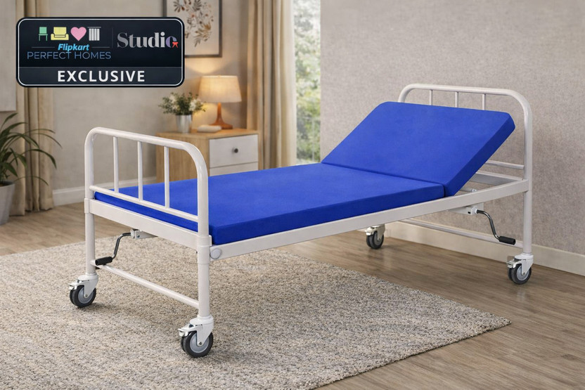 Flipkart Perfect Homes Studio Anodized Iron, Foam Manual Hospital Bed(Elevation Present)