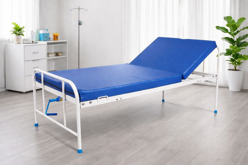 Flipkart Perfect Homes Studio Anodized Iron, Foam Manual Hospital Bed(Elevation Present)