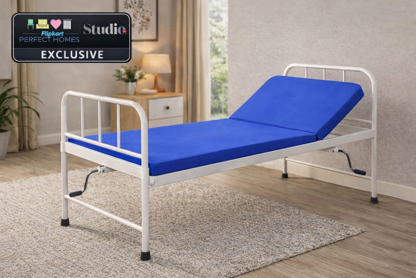 Flipkart Perfect Homes Studio Anodized Iron, Foam Manual Hospital Bed(Elevation Present)