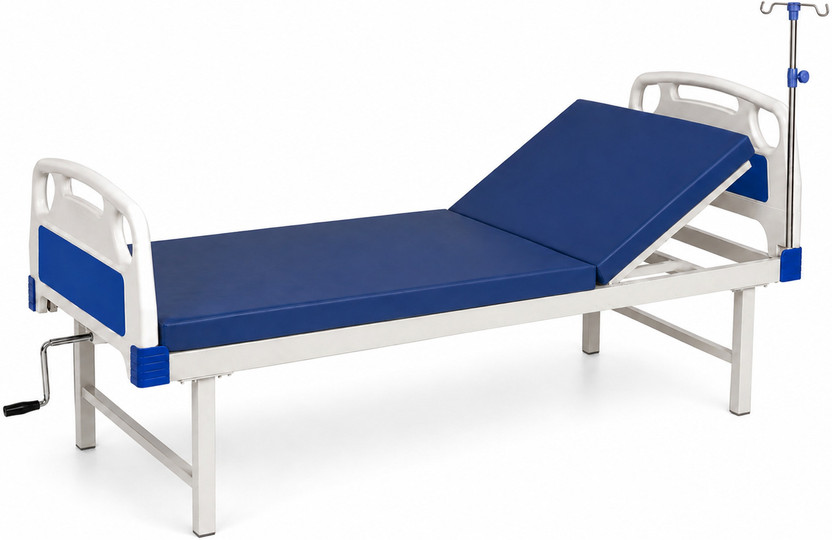 LUFT INDIA1 Iron Manual Hospital Bed(Elevation Present)