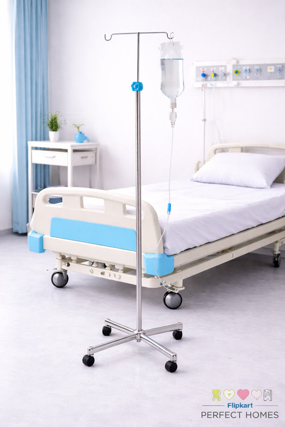 Flipkart Perfect Homes Studio Surgical Stainless Steel Manual Hospital Bed(Elevation Present)