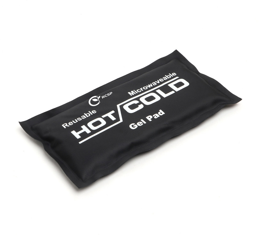 RCSP Reusable hot and cold gel for pain relief bag Hot Pad cold belt, flexible ice Microwavable Heat Therapy,Temporary Relief from Fever, Suitable for All Ages Pack(Black)