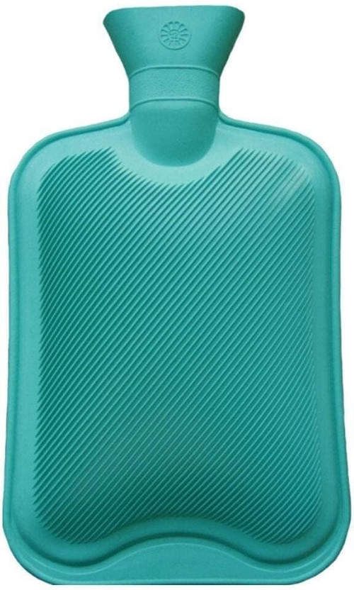 CRESCENT Non-Electric Rubber Hot Water Bag for Periods, Back,Stomach and Full Pain Relief Non Electrical 2000 ml Hot Water Bag(Blue)