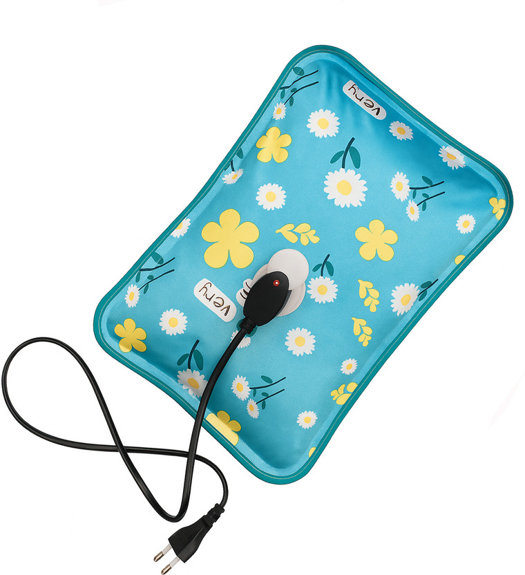 DR. SRADISH Electric Hot Water Bag Heating Pad for Pain Relief | Rechargeable Heat Pad Pain Period Pain, Back Pain, Knee Pain & Winter Warmth Multi color Assorted Design 900 ml Hot Water Bag(Multicolor)