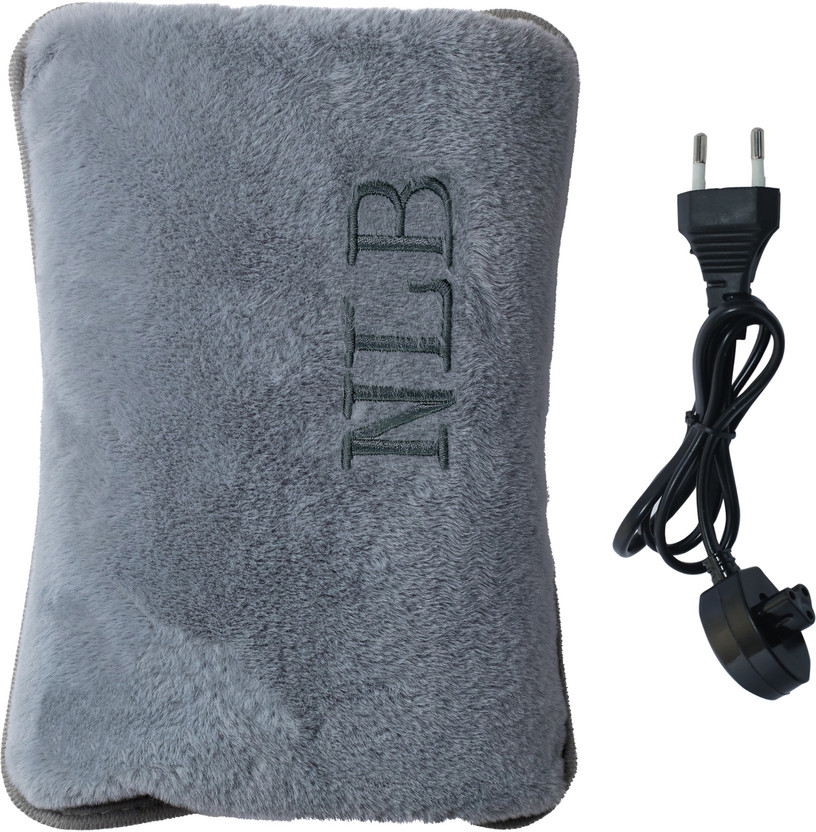AELENCY Premium Hot Water bag | Heating Bag | Period Heating Pad | Heat Bag Premium Quality Insulated Hot Water Bag For Muscles Joint and Period Cramp 1 L Hot Water Bag(Grey)