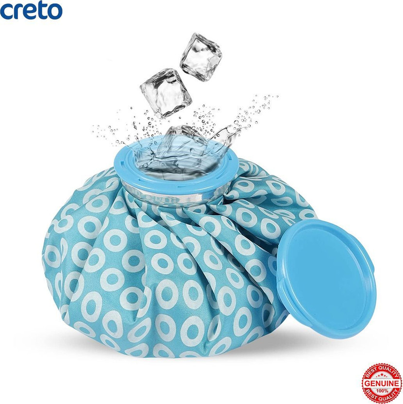 CRETO Pain Relief Ice Pack| Hot & Cold Pack 1 L Hot Water Bag(Blue, White)