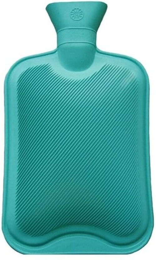 CRESCENT Non-Electric Rubber Hot Water Bag for Periods, Back,Stomach and Full Pain Relief Non Electrical 2000 ml Hot Water Bag(Blue)