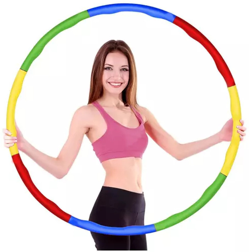 INDROVA Collapsible Hula Hoop Exercise Ring for Kids and Adults Hula Hoop(Diameter - 80 cm)