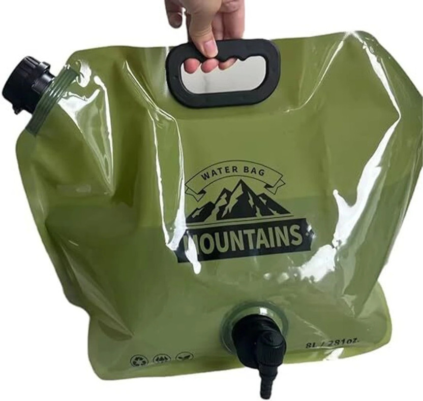 Burmy Water Container with Tap, 8L Water Container Collapsible Hydration Pack
