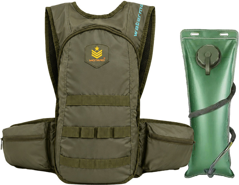 Motard Motard Waterman H20 Hydration Tactical Backpack Olive Green with 3L Hydration Pack - Flipkart Deal