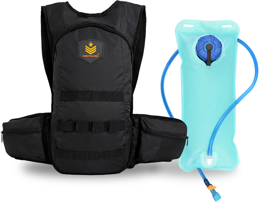 Motard Waterman H20 Hydration Tactical Backpack Black with 2L Hydration Pack