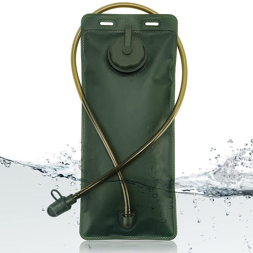 ELEPHANTBOAT 3L Foldable Hydration Bladder Leakproof BPA Free Water Bag Hydration Pack