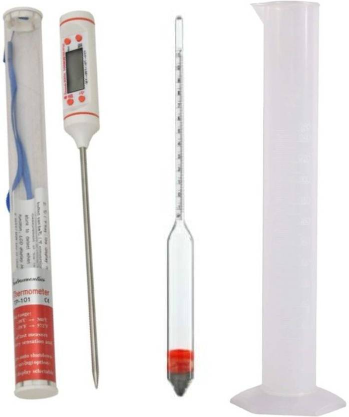 BOMBEY SCIENTIFIC Alcohol Hydrometer For Alcohol Testing & Pen Type