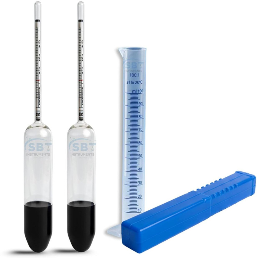 SBT Milk Lactometer Checking Milk Purity Test Kit (2 Unit Lactometer with 1 Jar) Hydrometer