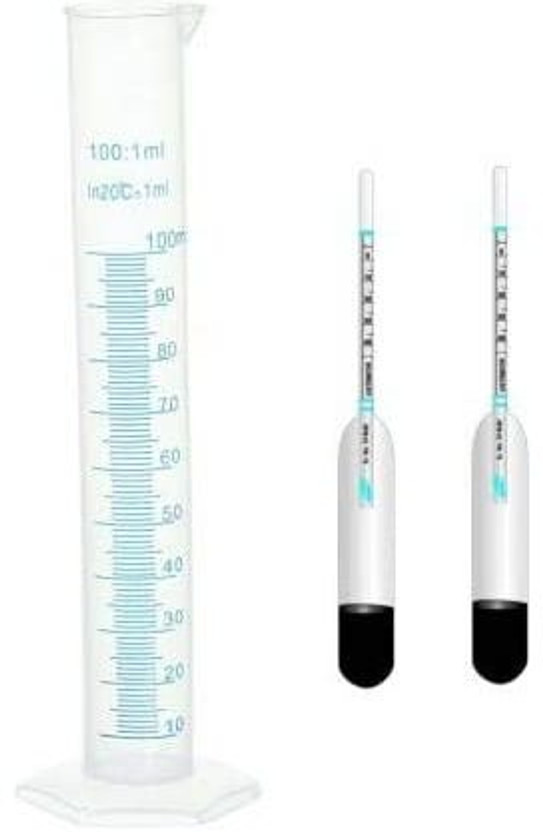 SBT Milk Lactometer Checking Milk Purity Test Kit (2 Unit Lactometer with 1 Jar) Hydrometer