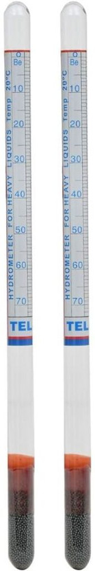 XCRUBBY 1.000 - 2.000 Hydrometer For Specific Gravity Testing (Pack Of 2) Hydrometer