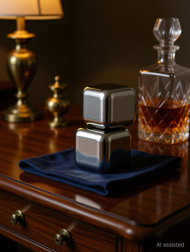 SYGA Steel Steel Ice Cube Tray(Pack of2)