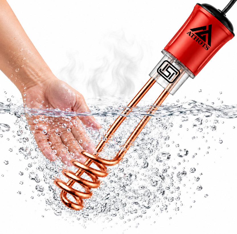 Athots Athots Star 2000W Copper Red 1998 W Shock Proof Immersion Heater Rod(Water) - Flipkart Deal