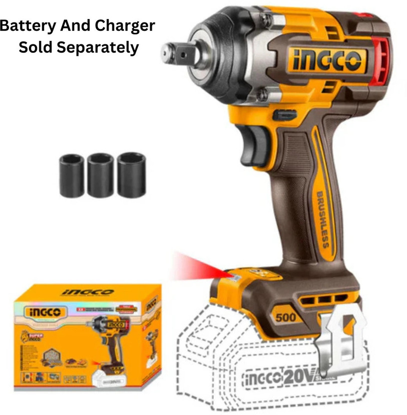 INGCO Cordless Impact Wrench(1/2 inch)