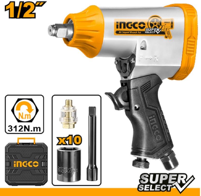 INGCO INGCO Pneumatic Impact Wrench(1/2 inch) - Flipkart Deal
